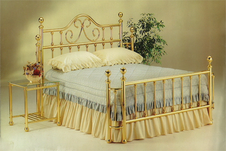 Brass Bed – Wesley With Wraps